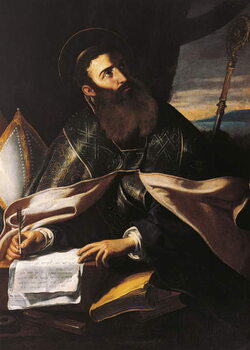 Reprodução do quadro Portrait of St. Augustine of Hippo