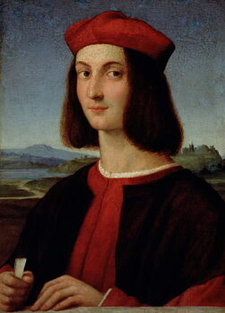 Reprodução do quadro Portrait of the Young Pietro Bembo, 1504-6
