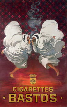 Reprodução do quadro Poster advertising the cigarette brand, Bastos