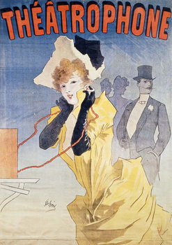Taidejäljennös Poster Advertising the 'Theatrophone'