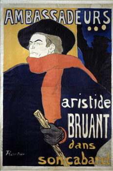 Reprodução do quadro Poster for Aristide Bruant