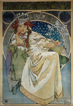 Reprodução do quadro Poster  for the creation of the Ballet “Princess Hyacinthe”