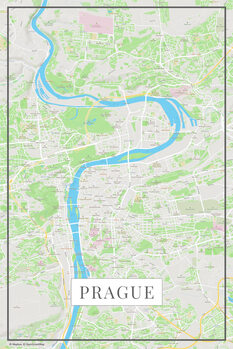 Map Prague color