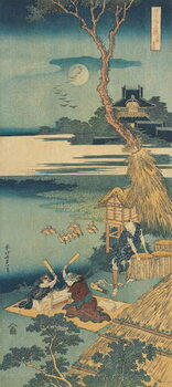 Reprodução do quadro Print from the series 'A True Mirror of Chinese and Japanese Poems