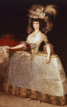 Reprodução do quadro Queen Maria Luisa