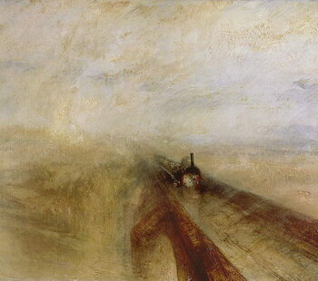 Reprodução do quadro Rain Steam and Speed, The Great Western Railway