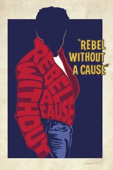 Art Poster Rebel without a cause