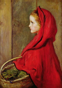 Reprodução do quadro Red Riding Hood