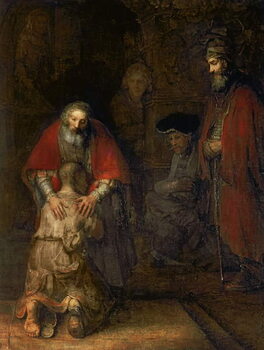 Reprodução do quadro Return of the Prodigal Son, c.1668-69