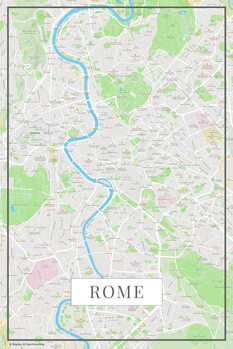 Map Rome color