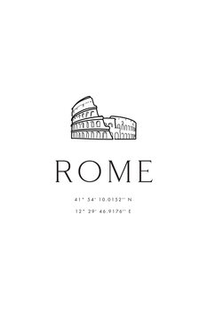 Illustration Rome coordinates