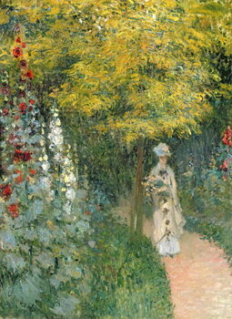 Reprodução do quadro Rose Garden, 1876