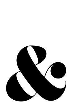 Illustration Scandinavian ampersand