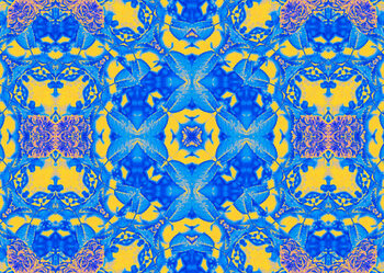 Illustration Seamless kaleidoscopic mosaic pattern background