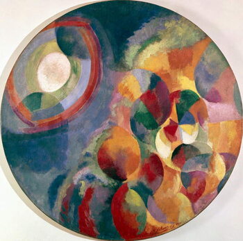 Reprodução do quadro Simultaneous Contrasts: Sun and Moon, 1912-13