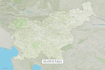 Map Slovenija color