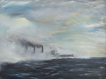 Taidejäljennös SMS Emden 'The Swan of the East' 1914, 2011,