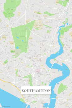 Kartta Southampton color