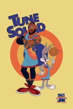 Art Poster Space Jam 2 - Tune Squad yellow