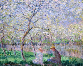 Reprodução do quadro Springtime, 1886