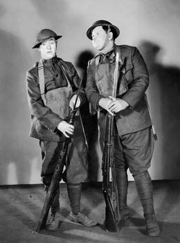 Arte Fotográfica Stan Laurel and Oliver Hardy, 1938