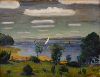 Fine Art Print Summer Day at Viksfjorden, Larvik, 1918