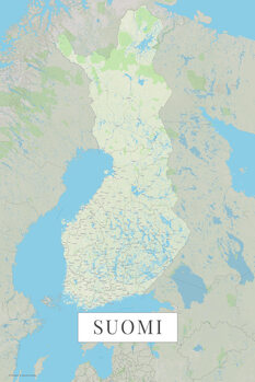 Kartta Suomi color