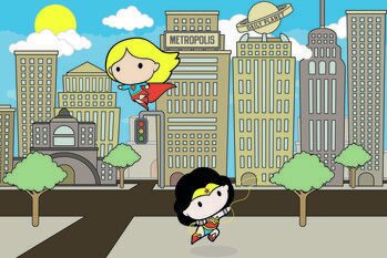Taidejuliste Supergirls - Metropolis