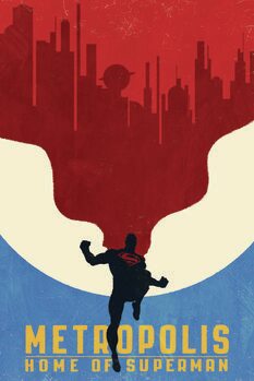Art Poster Superman Core - Metropolis