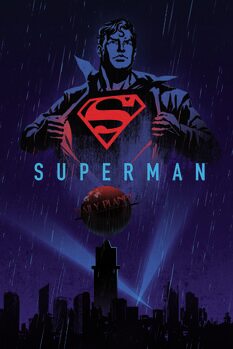 Impressão de arte Superman - Daily Planet