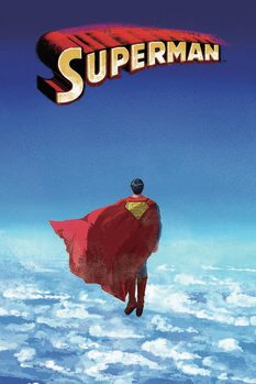 Impressão de arte Superman - In The Skies