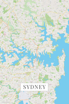 Kartta Sydney color