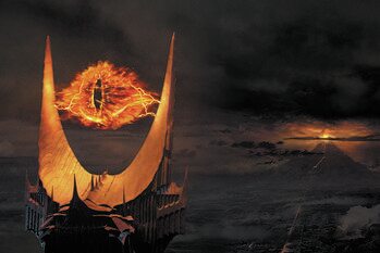 Taidejuliste Taru Sormusten Herrasta  - Eye of Sauron