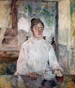 Reprodução do quadro The artist's mother