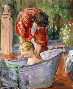 Reprodução do quadro The Bath; Le Bain,