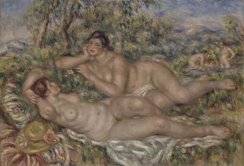 Reprodução do quadro The Bathers, c.1918-19