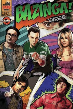 Art Poster The Big Bang Theory - Bazinga