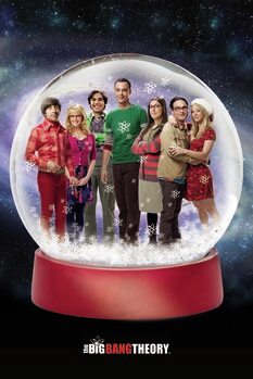 Art Poster The Big Bang Theory - Christmas