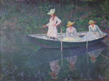 Reprodução do quadro The Boat at Giverny, c.1887