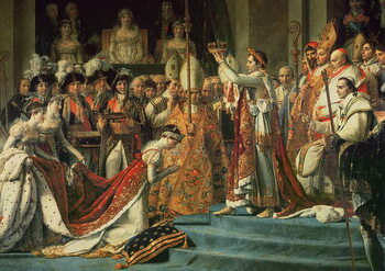 Reprodução do quadro The Consecration of the Emperor Napoleon
