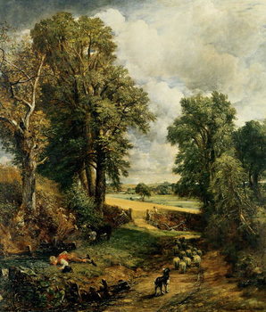 Reprodução do quadro The Cornfield, 1826