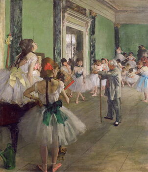 Reprodução do quadro The Dancing Class, c.1873-76