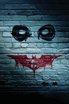 Impressão de arte The Dark Knight Trilogy - Face