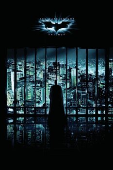 Impressão de arte The Dark Knight Trilogy - Night City