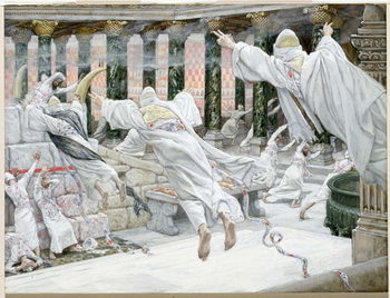 Reprodução do quadro The Dead appear in the Temple