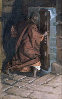 Reprodução do quadro The Departure of Judas