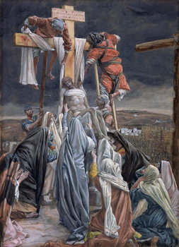 Reprodução do quadro The Descent from the Cross