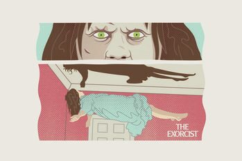 Taidejuliste The Exorcist - Regan