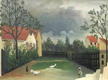 Reprodução do quadro The Farm Yard, 1896-98