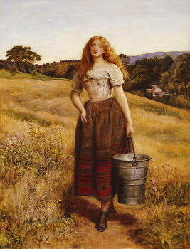 Reprodução do quadro The Farmer's Daughter